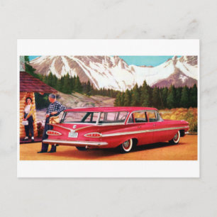 Carte postale automobile classique