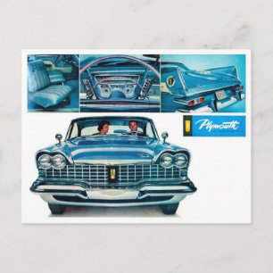 Carte postale automobile classique
