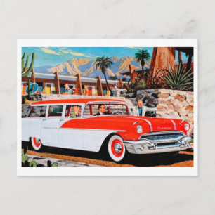 Carte postale automobile classique
