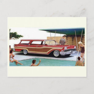 Carte postale automobile classique