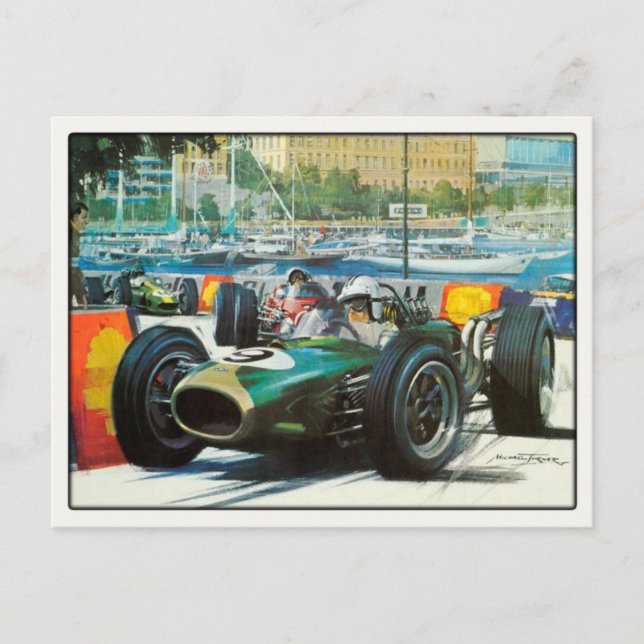 Carte Postale Automobile De Style Vintage (Devant)
