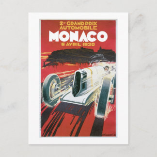 Carte Postale Automobile Monaco