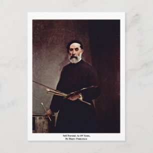 Carte Postale Autoportrait À 69 Ans, Par Hayez Francesco