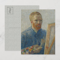Autoportrait comme peintre Vincent van Gogh Vintag