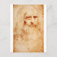Autoportrait de Leonardo da Vinci circa 1510-1515