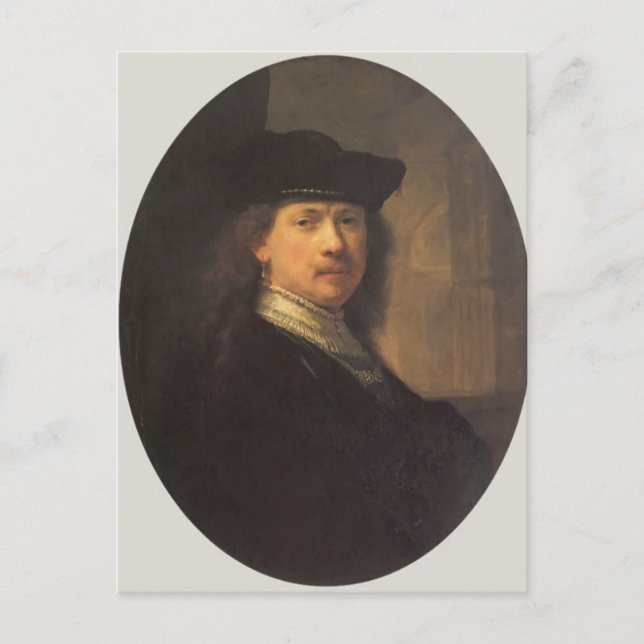Carte Postale Autoportrait de Rembrandt (Devant)