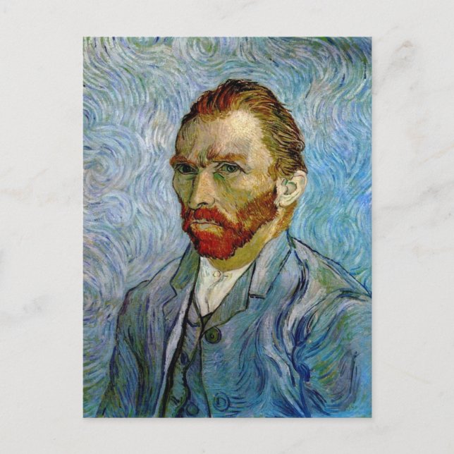 Carte Postale Autoportrait de Vincent Van Gogh (Devant)