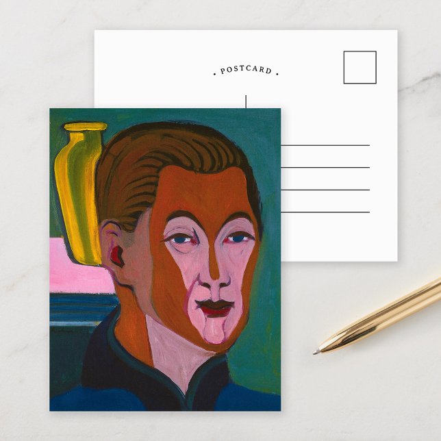Carte Postale Autoportrait | Ernst Ludwig Kirchner (Créateur téléchargé)