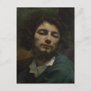 Carte Postale Autoportrait ou, The Man with a Pipe, c.1846