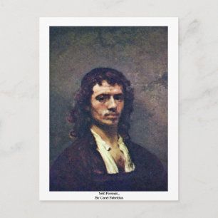 Carte Postale Autoportrait., Par Carel Fabritius