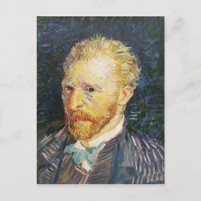 Carte Postale Autoportrait par Vincent van Gogh (Devant)