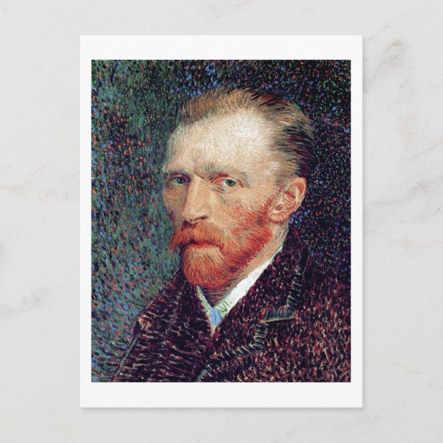Carte Postale Autoportrait, Vincent van Gogh (Devant)