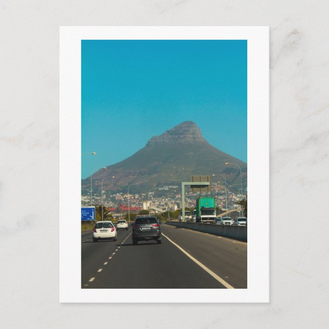 Carte Postale Autoroute de la ville du Cap Cityscape Afrique du  (Devant)