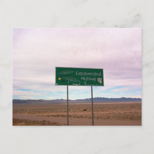 Carte Postale Autoroute Extraterrestre