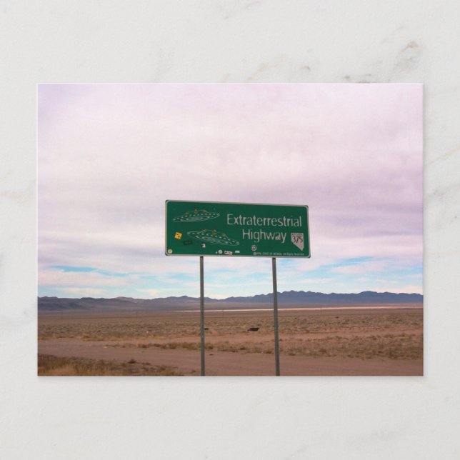 Carte Postale Autoroute Extraterrestre (Devant)