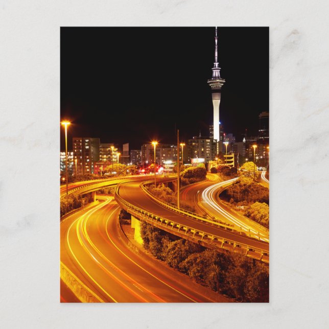 Carte Postale Autoroute vers Auckland (Devant)