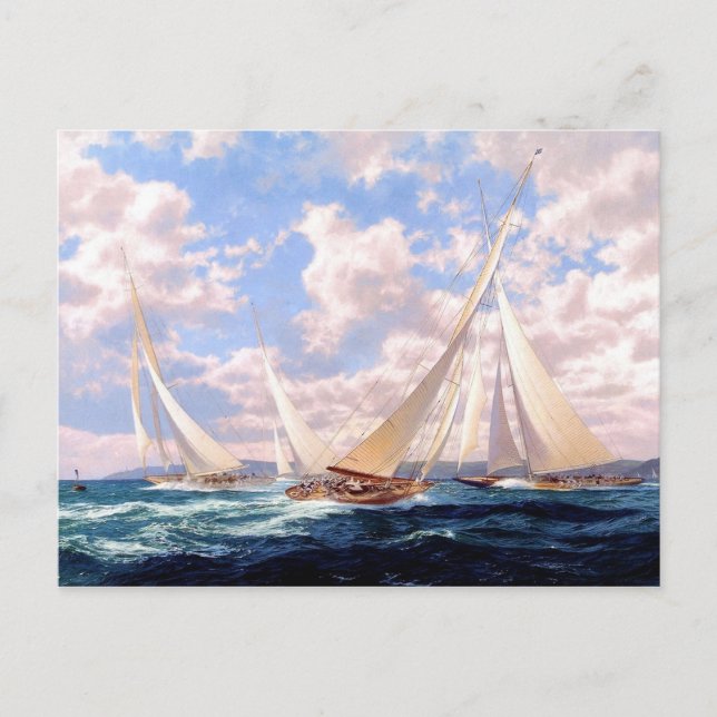 Carte Postale Autour de la bouée (Devant)