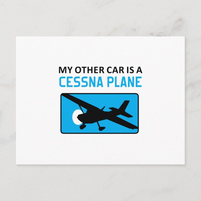 Carte Postale Autre voiture : Cessna (Devant)