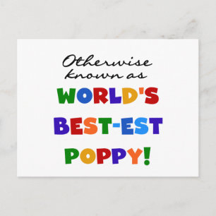 Carte Postale Autres Meilleurs Tshirts et cadeaux Poppy