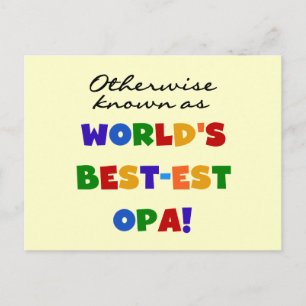 Carte Postale Autres T-shirts et cadeaux Opa