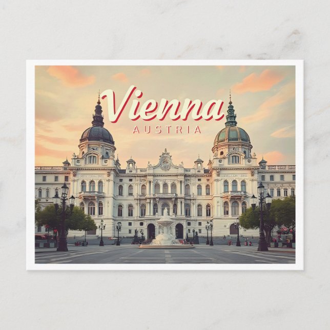 CARTE POSTALE AUTRICHE DE VIENNE VINTAGE (Devant)