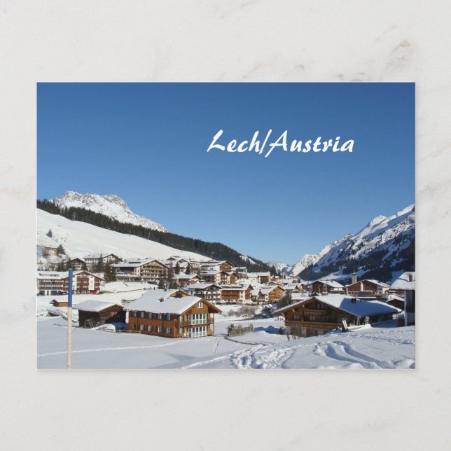 Carte Postale Autriche Lech am Arlberg Vorarlberg (Devant)