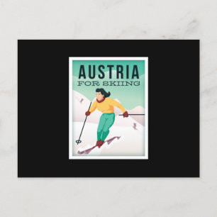 Carte Postale Autriche Ski