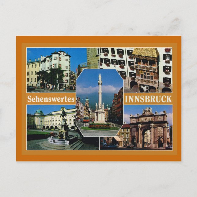Carte Postale Autriche,  Tirol, Innsbruck, Multivue (Devant)