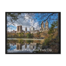 Autumn Central Park, New York City Texte personnal