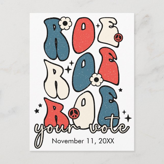 Carte postale aux électeurs Droits d'avortement Ca (Devant)