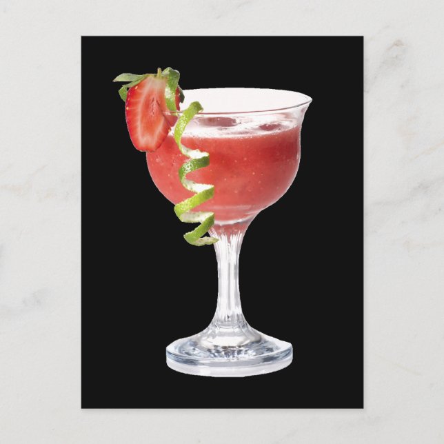 Carte postale aux fraises Daiquiri (Devant)