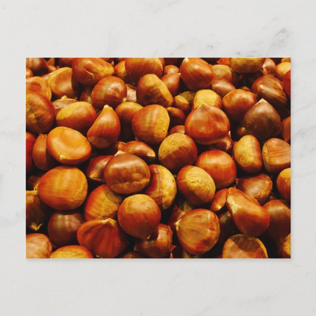 Carte postale aux marrons sucrés (Devant)