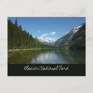 Carte Postale Avalanche Lake dans le parc national de Glacier