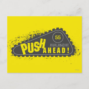 Carte Postale Avalanche Push Ahead !