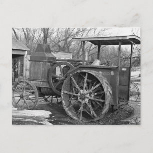 Carte Postale Avance Tracteur Rumely, 1936