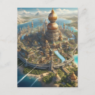 Carte Postale avancée type 1 civilisation vue aérienne inclinais