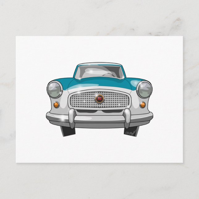 Carte Postale Avant du Metropolitan 1957 (Devant)