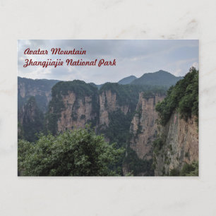 Carte postale Avatar Mountain à Zhangjiajie
