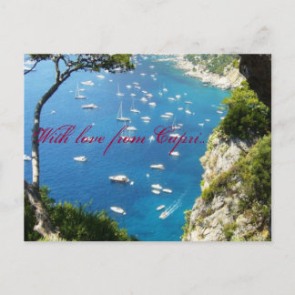 Carte Postale Avec amour de Capri