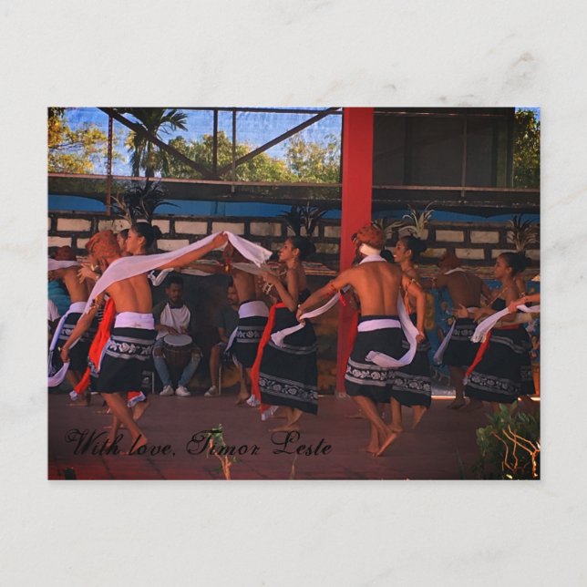 Carte Postale Avec amour, le Timor oriental (Devant)