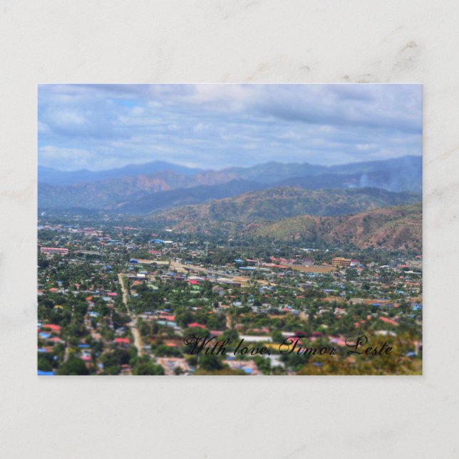 Carte Postale Avec amour, Timor Oriental (Devant)