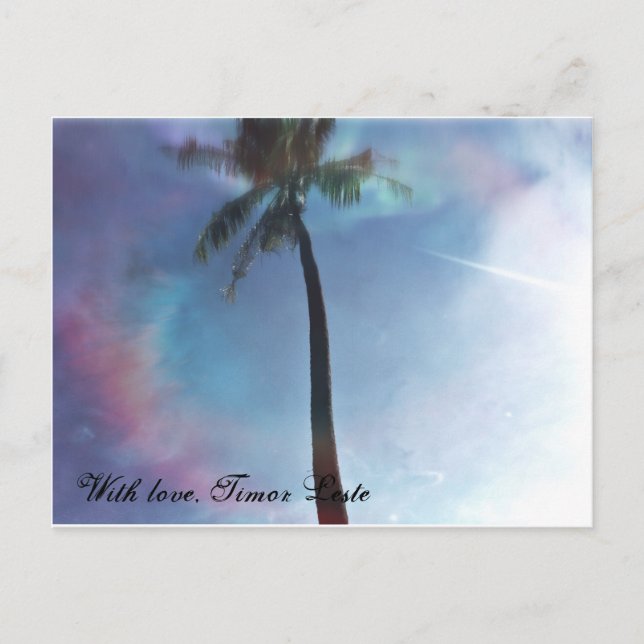 Carte Postale Avec amour, Timor Oriental (Devant)