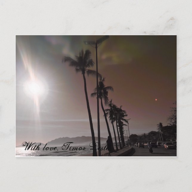 Carte Postale Avec amour, Timor Oriental (Devant)