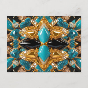 Carte postale avec Bahamas Colours Design