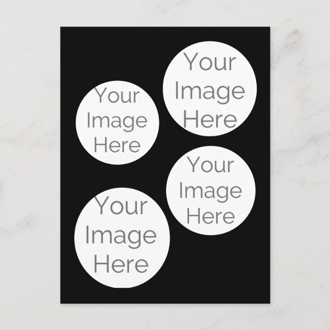 Carte postale avec collage de photos personnalisé  (Devant)