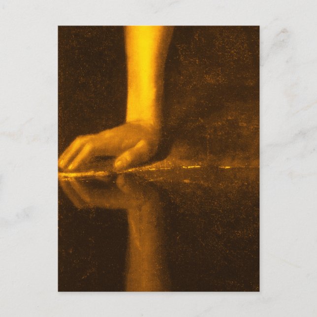 Carte postale avec détail de la peinture Caravaggi (Devant)