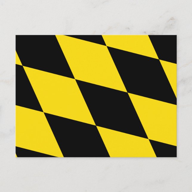 Carte postale avec Drapeau de Munich, Allemagne (Devant)