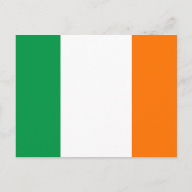 Carte postale avec Drapeau d'Irlande (Devant)