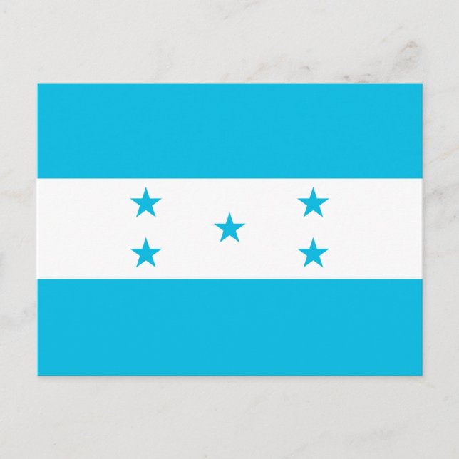 Carte postale avec Drapeau du Honduras (Devant)