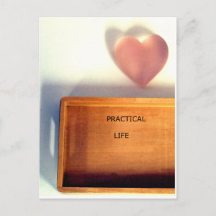 Carte postale avec éléments du matériau Montessori